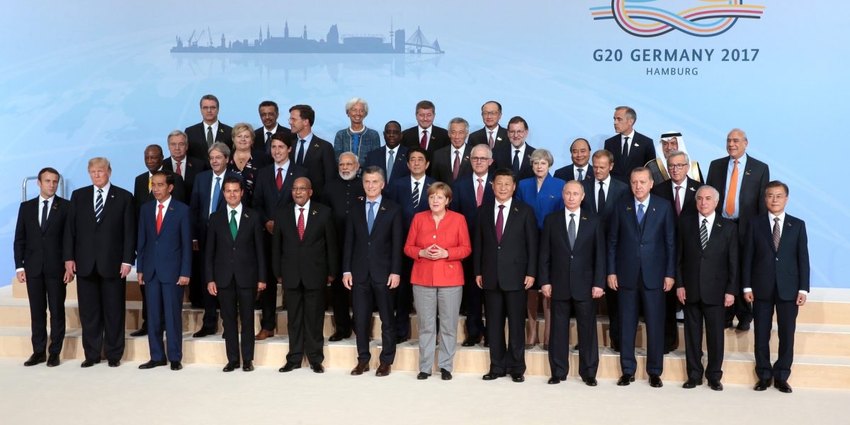 2017 G20 Hamburg summitt.