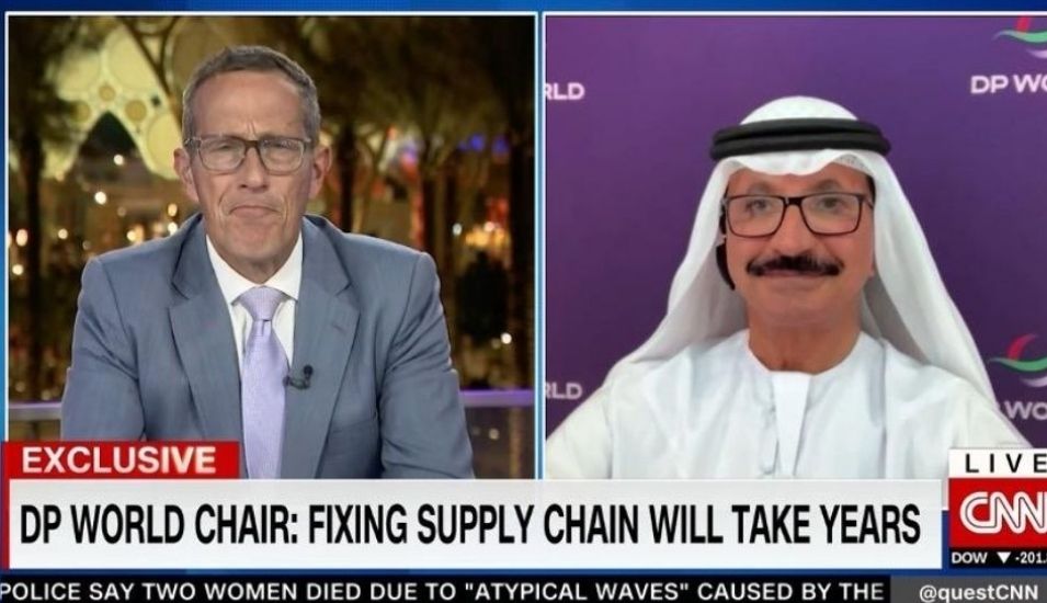 DP World CEO Sultan Ahmed Bin Sulayem tells CNN Fixing supply chain will take years