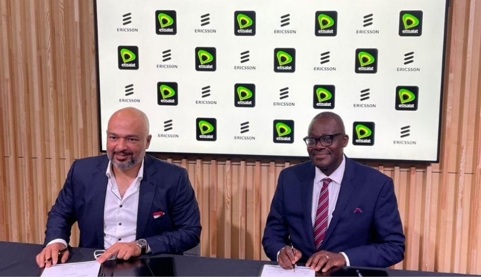 (Left to Right) Hazem Metwally, Chief Executive Officer at Etisalat Misr and Ekow Nelson, Vice President at Ericsson Middle East and Africa
