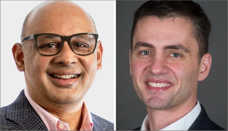 (Left to Right) Anand Eswaran, Chief Executive Officer at Veeam; Danny Allan, CTO at Veeam.