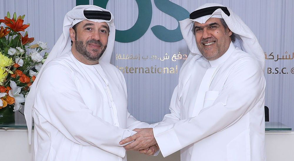 Left to right) Hany Al Deeb Managing Director GCC and Iraq at BPC; and Ebrahim Janahi CEO at IPS.