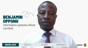 Benjamin williams Oppong, information systems officer, cocobod