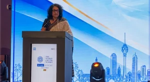 H.E Dr. Harini Amarasuriya, Prime Minister of the Democratic Socialist Republic of Sri Lanka.